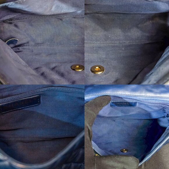 RARE! CHANEL Valentine's Charms Matelasse Quilted Lambskin CC in Blue - Picture 13 of 15